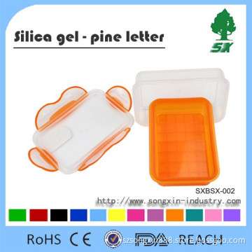 Origianl Design and Collapsible Silicone Lunch Box/Silicone folding lunch box